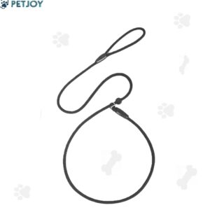 רצועה לכלב עם קולר מובנה -Dog leash