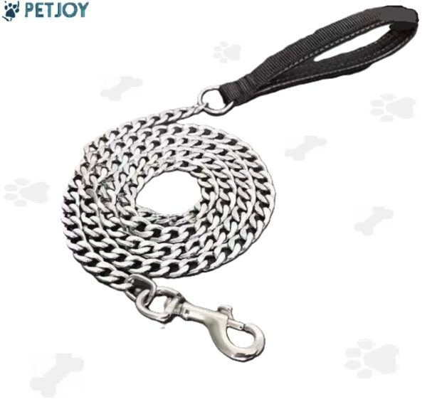 רצועה לכלב מברזל -iron chain dog leash - Image 3