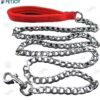 רצועה לכלב מברזל -iron chain dog leash - Image 2